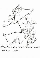 Canard Coloriages Canards sketch template