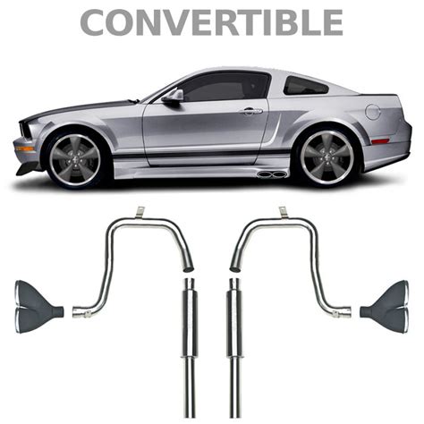 mustang  convertible cervinis side exhaust kit
