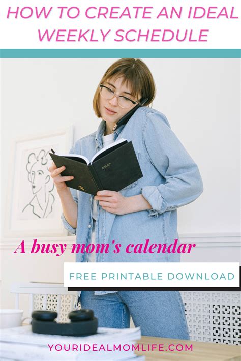 weekly calendar  moms mom calendar  weekly calendar