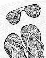 Zentangle Patterns Coloring Pages Getcolorings sketch template