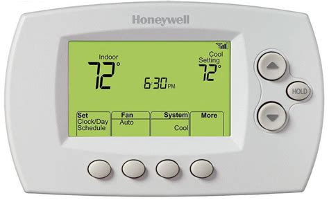 honeywell white programmable thermostat rthwf