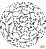 Celtic Mandala Coloring Pages Flower Knot Knots Mandalas Printable Popular Drawing sketch template