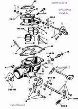 Zenith Carburetor Diagram Parts Model Diagrams Carburetors Z1 Carburetion sketch template