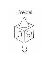 Coloring Dreidel Change Template Twistynoodle sketch template
