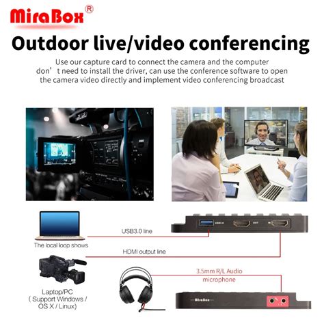 Mirabox Capture Card 4k 30fps Hd 1080p 60fps Usb3 0 Hdmi Game Video