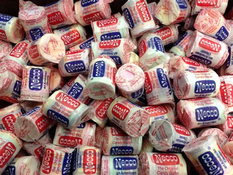 pin  cyndis sweet shoppe   classics candy wafers necco candy