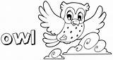 Owl Coloring Pages Preschool Getcolorings Color Cool sketch template