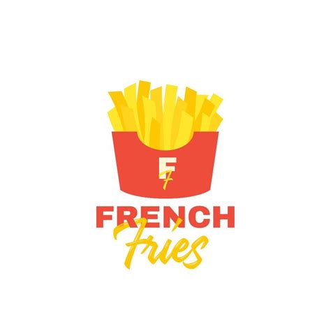 french fries logo   logo french fries