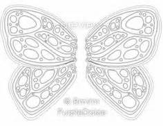 butterfly wings  printable color page print