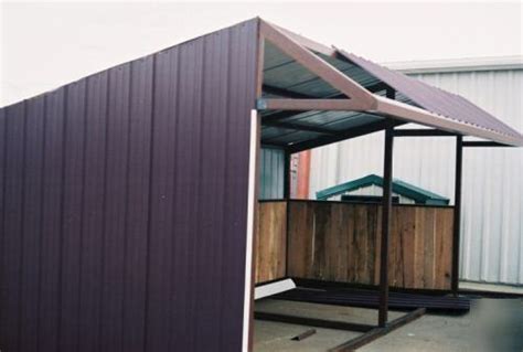 premium portable steel loafing shed
