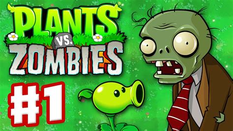 plants  zombies gameplay walkthrough part  world  hd youtube