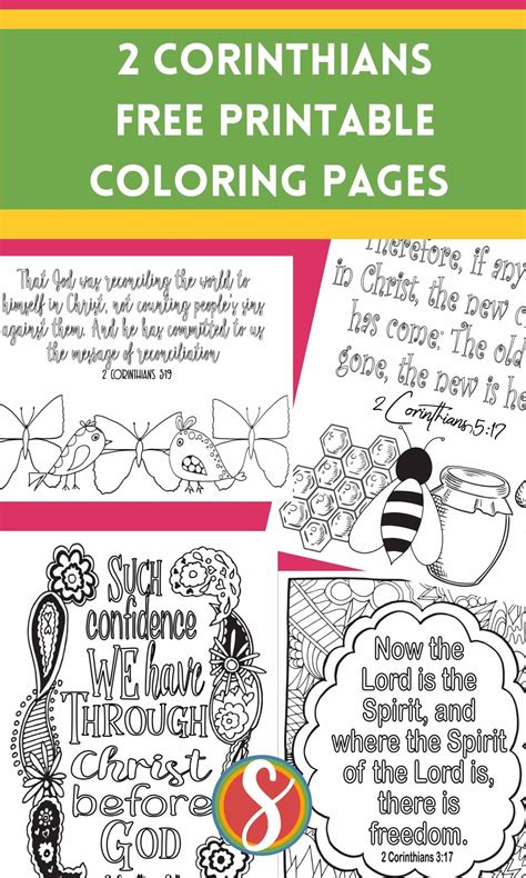 coloring pages  corinthians bible verses stevie doodles