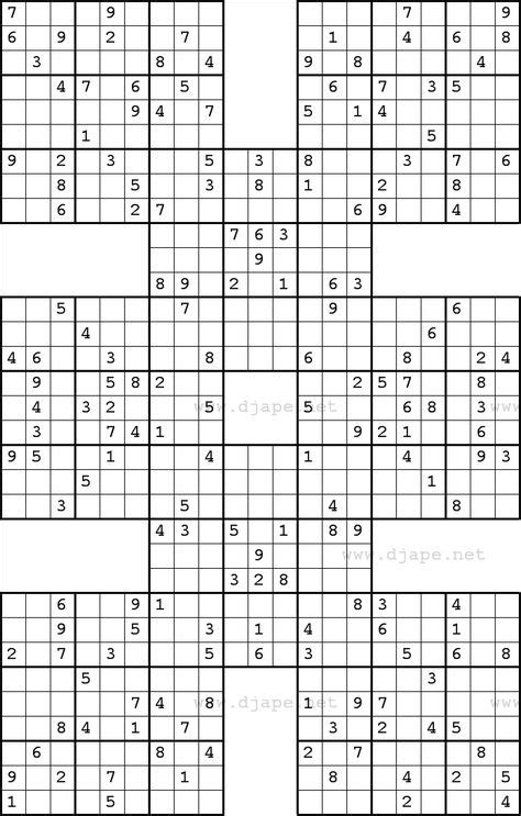 sumo sudoku sudoku variations puzzle crossword  riddles