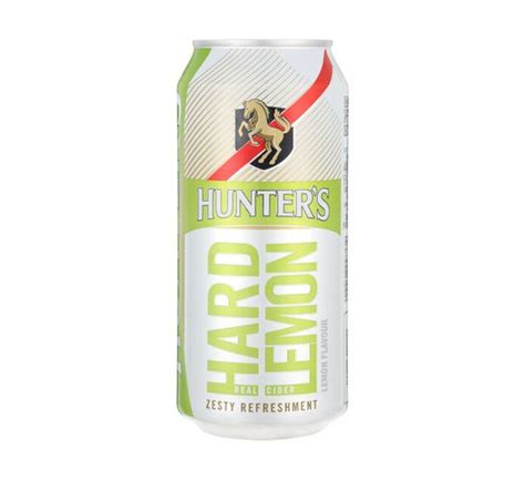 Hunters Hard Lemon 6 X 440ml Cans Cider Cans Cider Beer