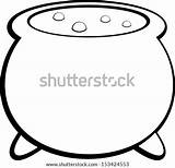 Cauldron Coloring Witch Pot Witches Sketch Vector Template Pages Shutterstock Stock Sketches Paintingvalley Lightbox Save sketch template