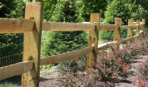 Natural And Treated Split Rail Fences The Fence Authority