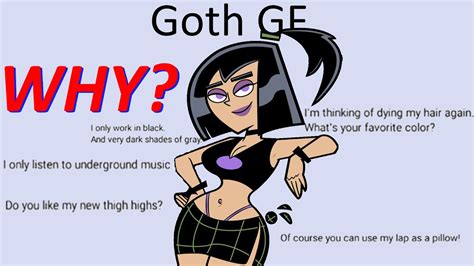 goth gf meme analysis youtube