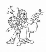 Gadget Inspector Coloring Pages Cartoon Color Kids Printable Sheets Character sketch template