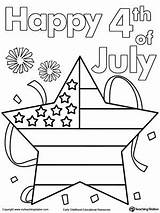 July Coloring 4th Star Flag Crafts Pages Fourth Kids Happy Worksheet Printable Preschool Sign Sheets Patriotic Printables Read Choose Board sketch template