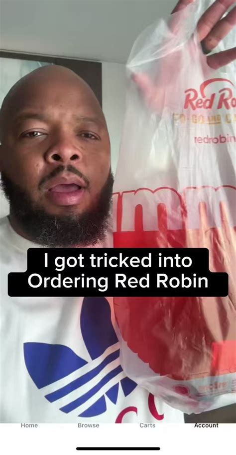 kevín on twitter i got tricked into ordering red robin