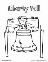 Bell Liberty Coloring Studies Social Pages Printable Printables Timvandevall American Tim Symbols Bells sketch template