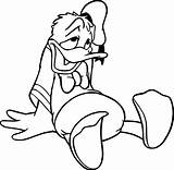 Mewarnai Bebek Donal Ducks Clipartmag Kartun Sebarkan sketch template