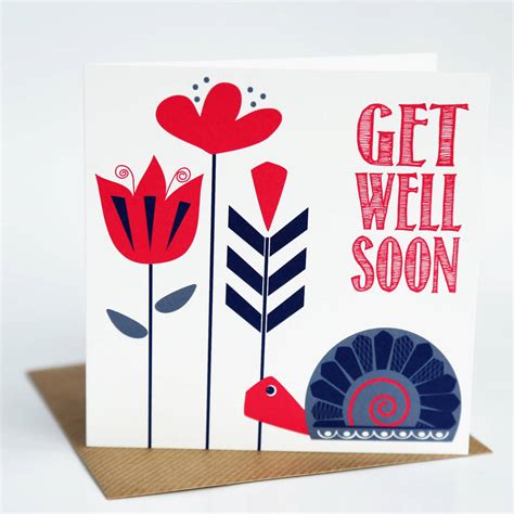 get well soon greeting card by allihopa