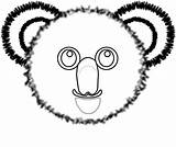 Outline Bear Teddy Coloring Koala Popular Pages sketch template