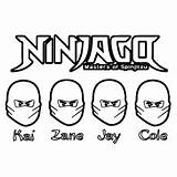 Ninjago Lego Coloring Pages Printable Face Ninja Zane Mask Momjunction Cole Nijago Zx Covered Printables Party sketch template