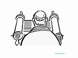 Torah Simchat Coloring Pages Library Clipart Colouring Line sketch template