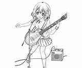 Hirasawa Yui sketch template