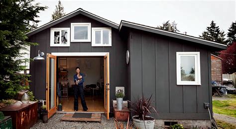 converting  garage  seattle   tiny home   york times