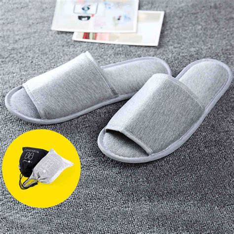 Ibluelover Portable Slippers Open Toe Sandals Spa Travel Hotel Home
