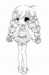 Coloring Girl Pages Cute Girls Cartoon Anime Printable Print Pretty Girly Color Teen Getcolorings Fairy Little Colorings Popular sketch template
