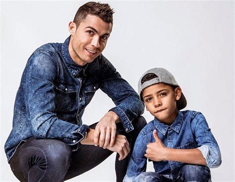 Father And Son Cristiano Ronaldo And Cristiano Jr Rock
