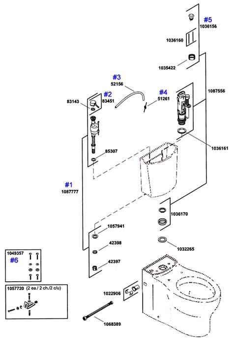 kohler toilet parts diagram general wiring diagram