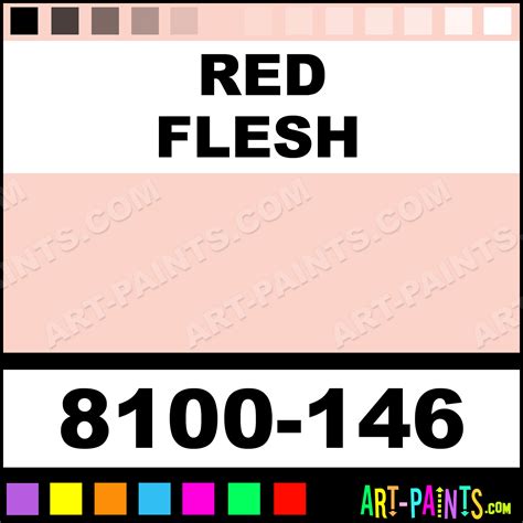 red flesh gioconda pastel paints   red flesh paint red