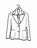 Coloring Pages Coat Clothes Jacket Winter Popular sketch template
