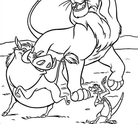 Lion King Free Printable Coloring Pages With Simba