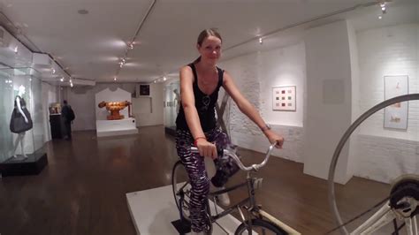 Riding The Dildo Bike At The Sex Museum Nyc Youtube