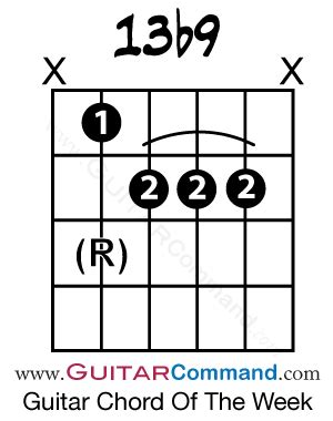 dominant  flat  guitar chord   week