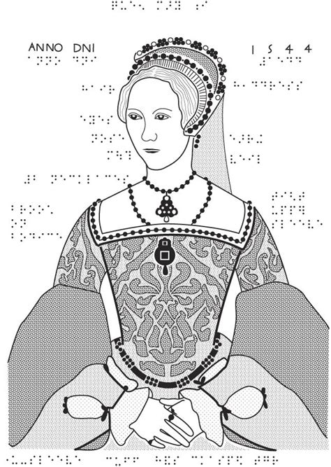 queen mary tudor colouring pages tudor history