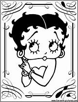 Coloring Betty Boop Pages Printable Bettyboop Fun Color Print Colouring sketch template