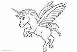 Unicorn Drawing Coloring Line Pages Simple Printable Outline Kids Template Adults Templates sketch template