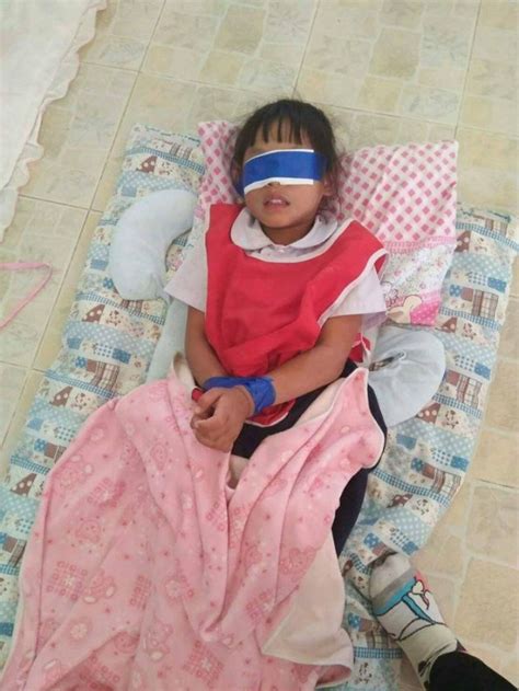 teachers bound and blindfold two five year old girls as punishment for