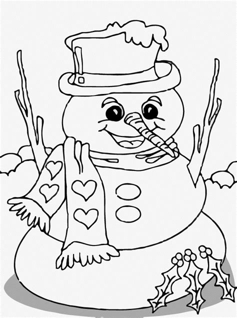 kids  funcom coloring page snowman snowman