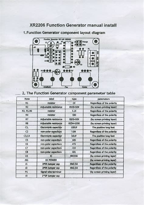 xr function generator kit improved instructions helpful colin
