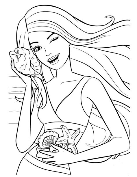 pin  laura caputo  parties barbie coloring pages barbie coloring
