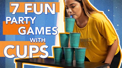 fun party games  cups    part  youtube