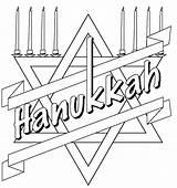Hanukkah Pages Coloring Adults Printable sketch template